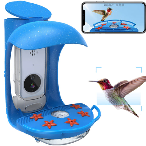 BirdDock Hummingbird Feeder with Camera, Smart Bird Feeder for Hummingbird with APP